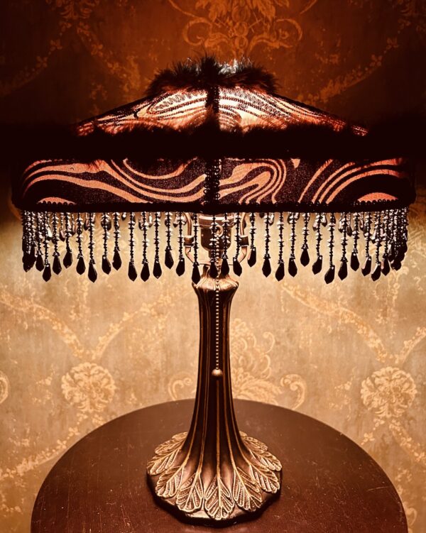 Scarlet Elegance Lampshade