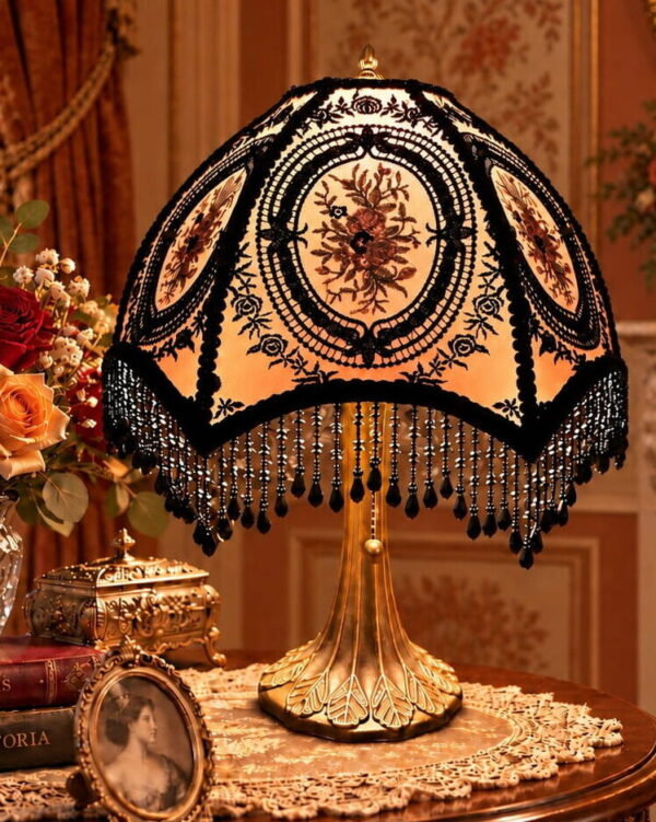 Midnight Rose Lampshade
