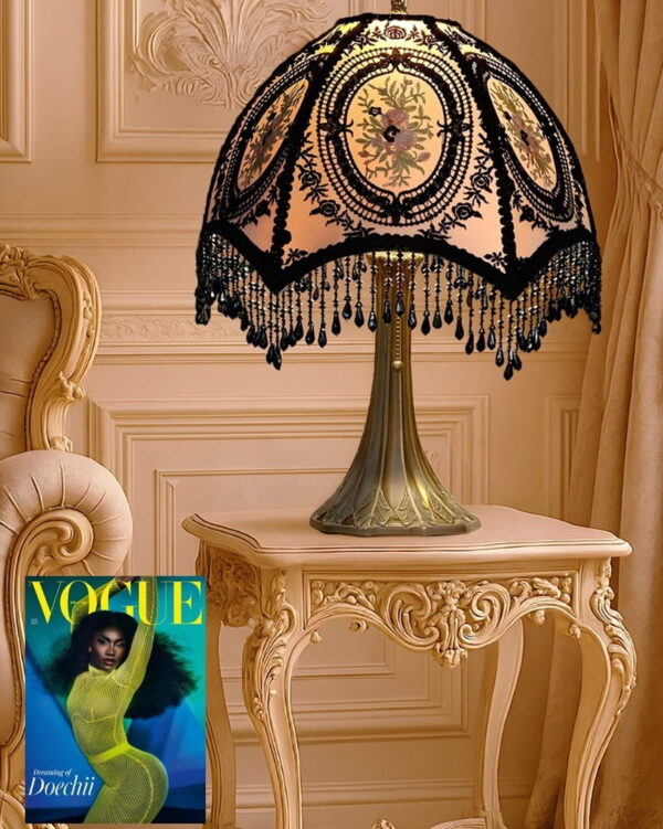 Midnight Rose Lampshade