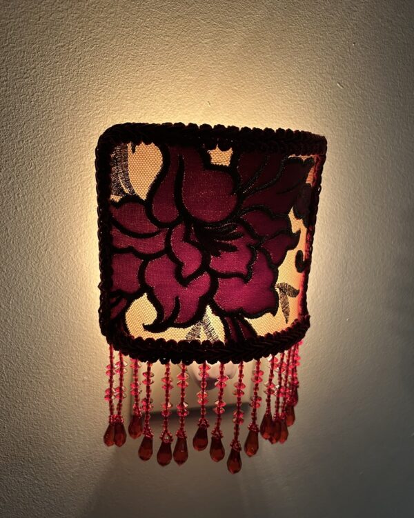 Burgundy Velvet Night Light