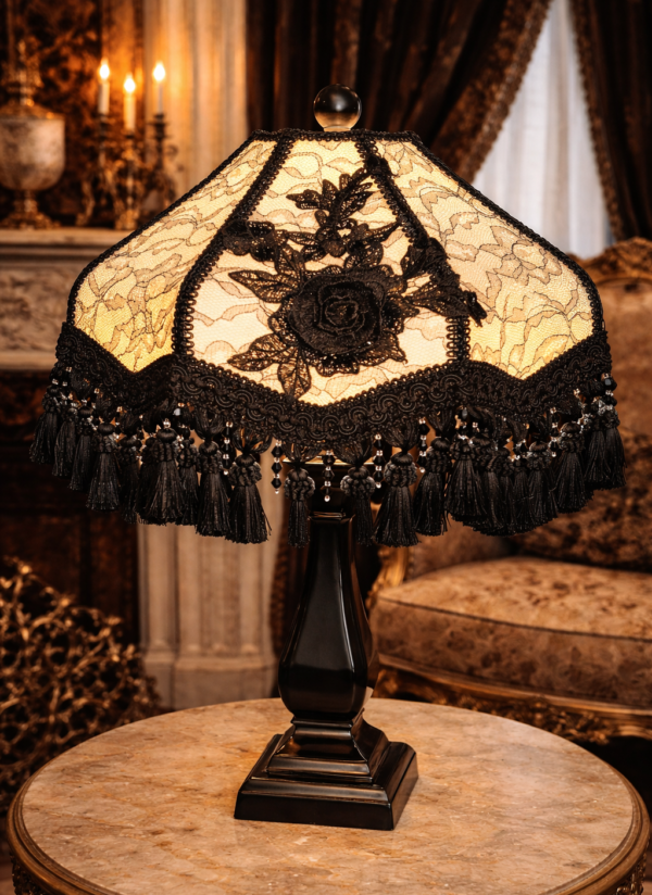 Black Rose lampshade