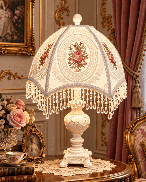 White Blossom Lampshade
