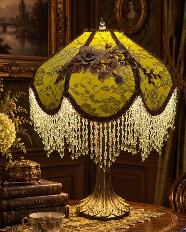 Green Blossom Lampshade