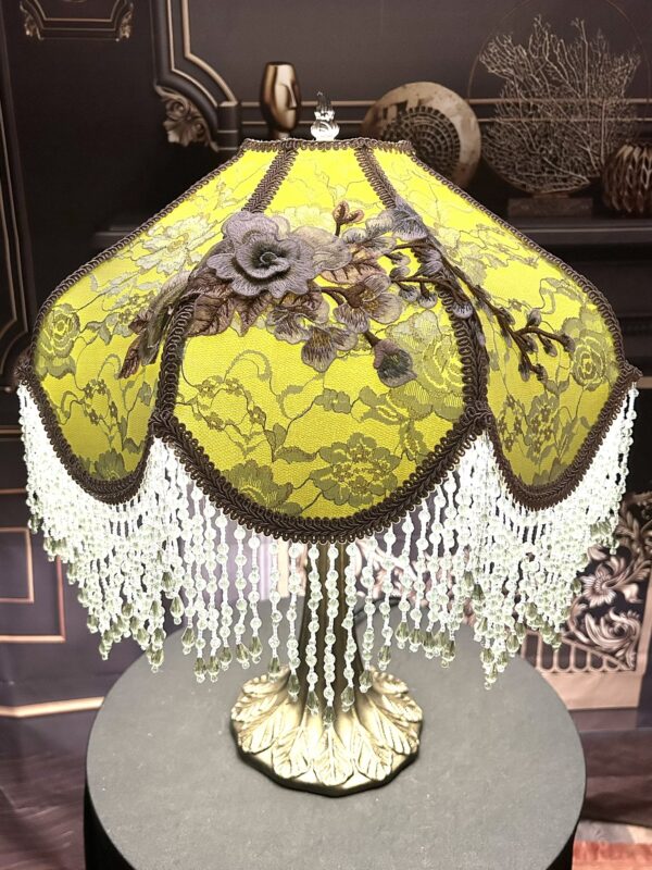 Green Blossom Lampshade