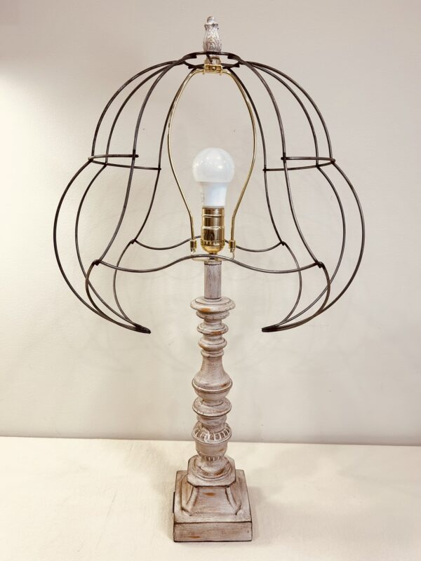 Victorian Lampshade Wire Frame for Floor or Table Lamp – Crab