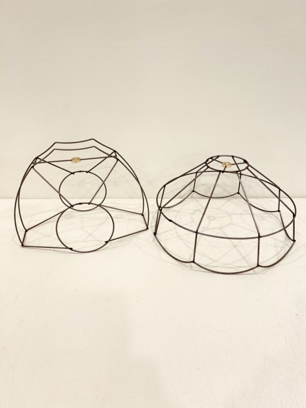 Pair of Wire Frames for Table Lampshade – Bridge and Tiffany