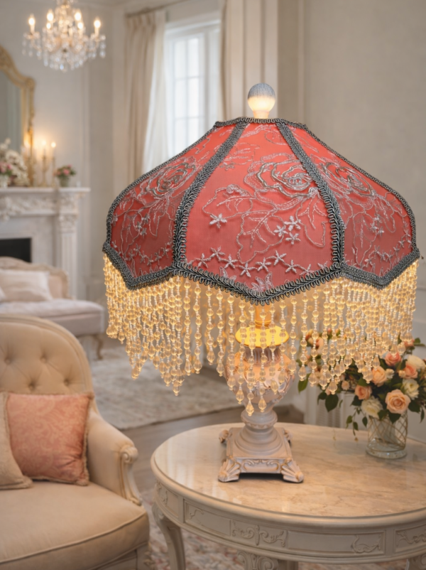 Orange Rose Lampshade