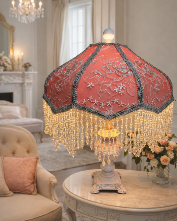 Orange Rose Lampshade
