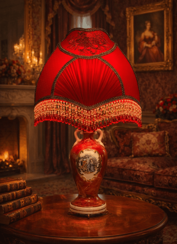 Red Royalty lampshade