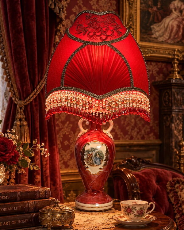 Red Royalty lampshade