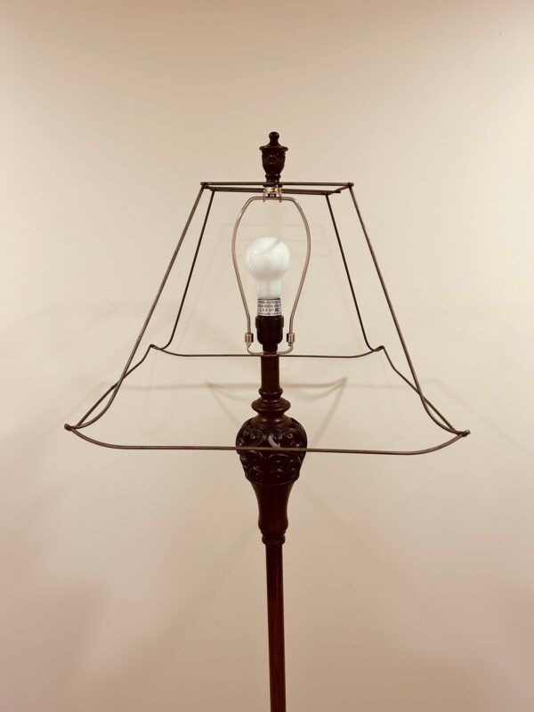 Large Victorian Lampshade Wire Frame for Floor Lamp – Oriental
