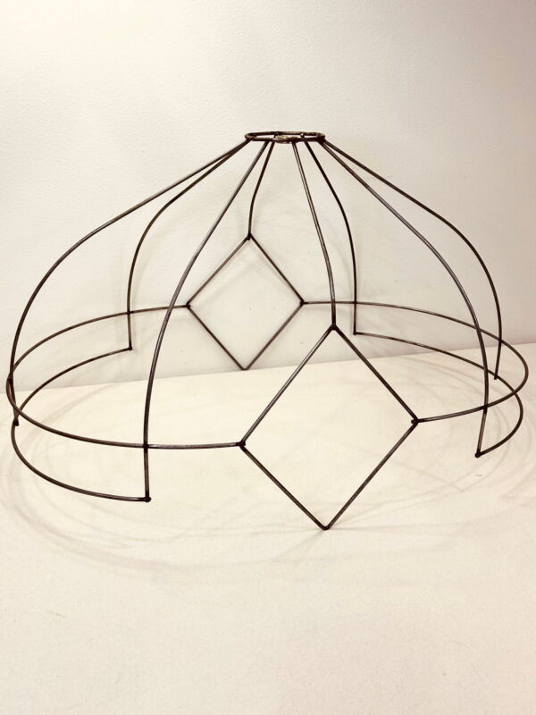 Large Victorian Lampshade Wire Frame for Floor Lamp – Old Henry