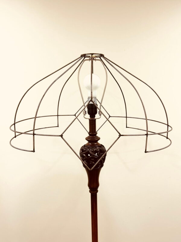 Large Victorian Lampshade Wire Frame for Floor Lamp – Old Henry