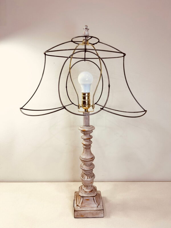 Victorian Lampshade Wire Frame for Floor or Table Lamp – Cameo
