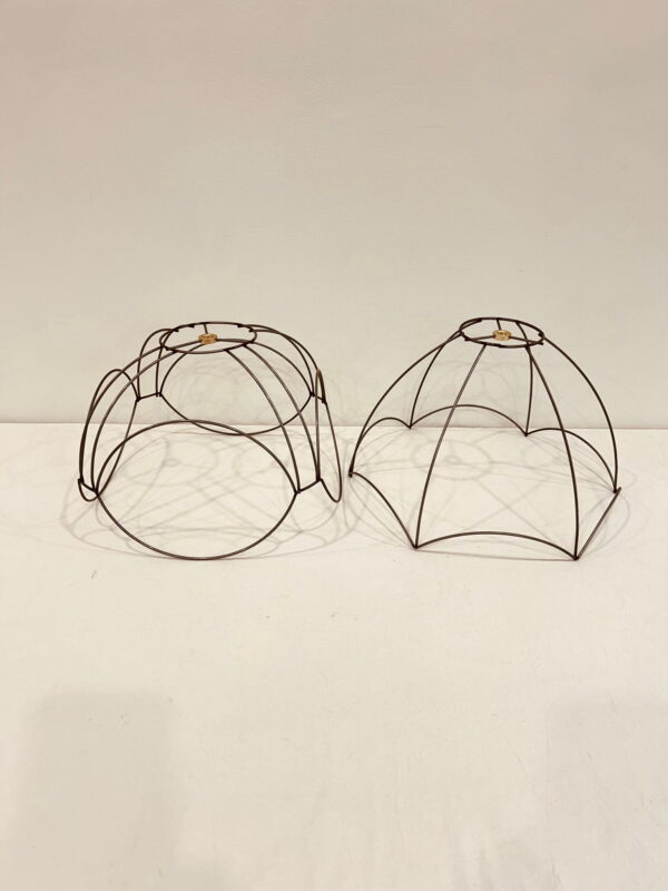Victorian Medium Lampshade Wire Frame Set of 2 for Table Lamp – Orabelle & Inverted Scallop