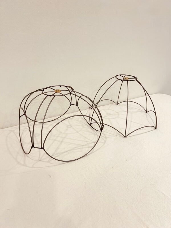 Victorian Medium Lampshade Wire Frame Set of 2 for Table Lamp – Orabelle & Inverted Scallop