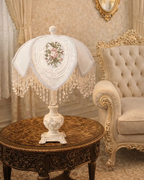 White Garden Lampshade