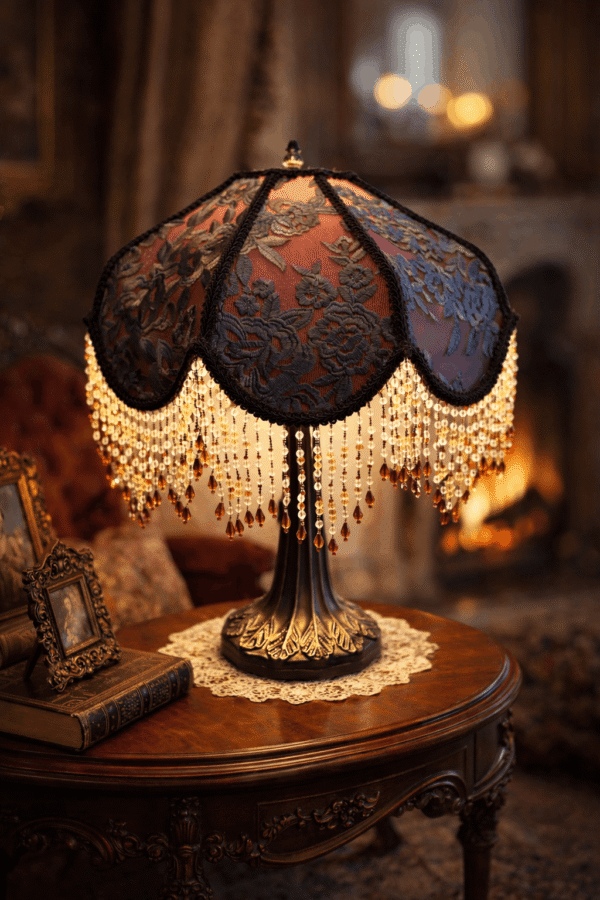 Brown Amber Glow Lampshade