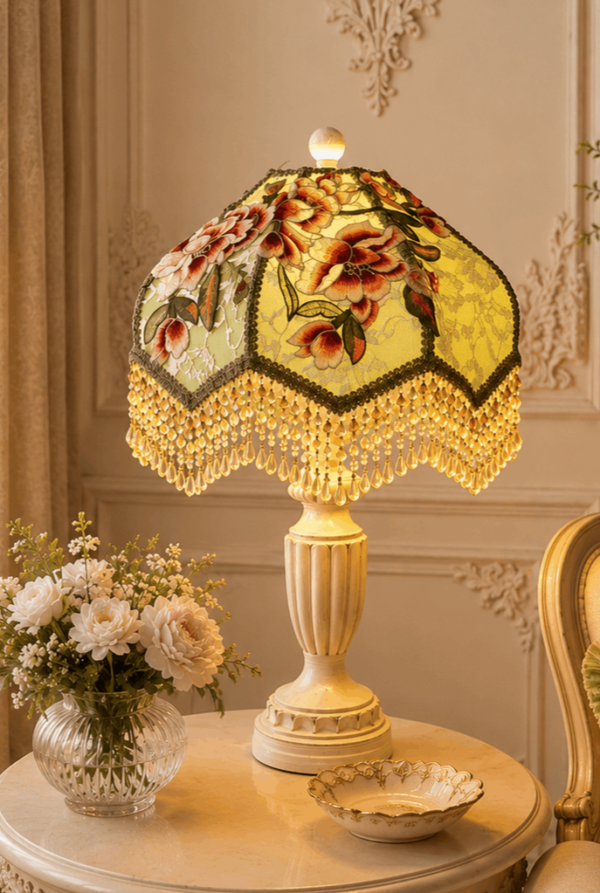 Green Bloom Lampshade