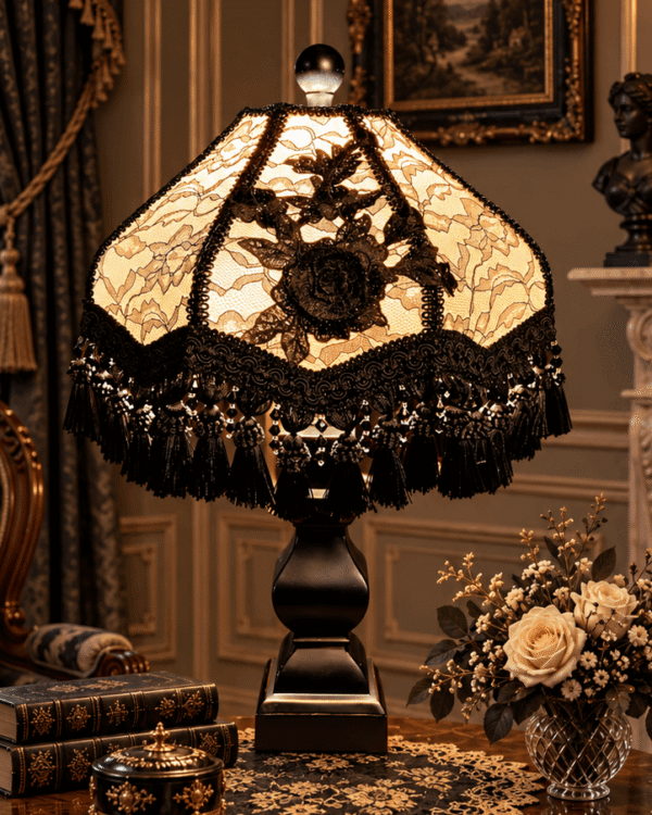 Black Rose Lampshade