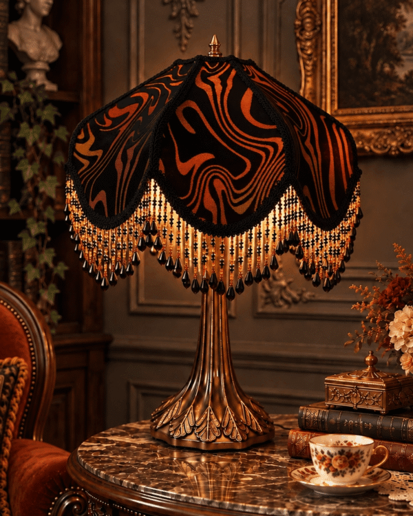 Black Velvet Lampshade