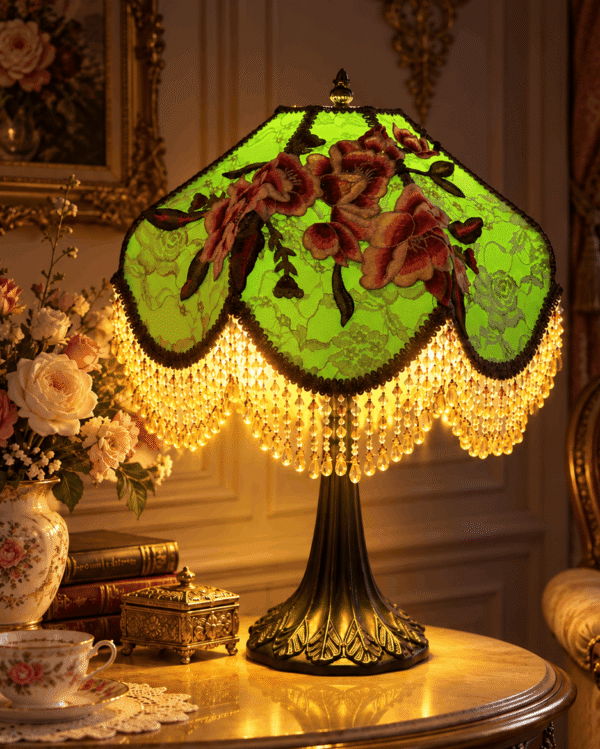 Neon Green Lampshade