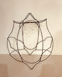 Victorian Lampshade Wireframe Olivia Large